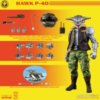 Mezco Toyz ONE:12 Rumble Society Hawk P-40 Action Figure Exclusive