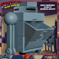 Mezco Toyz Superman: The Mechanical Monsters (1941) 5 Points Deluxe Boxed Set Action Figure