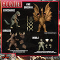 Mezco Toyz Godzilla Destroy All Monsters 5 Points XL Round 2 Deluxe Boxed Set Action Figure