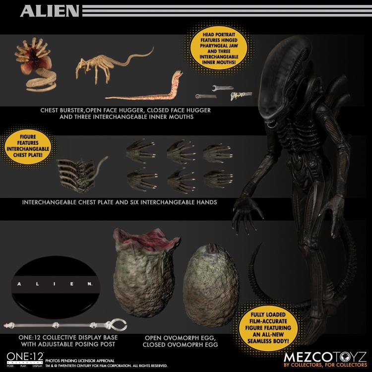 Mezco Toyz ONE:12 Collective: Alien Action Figure