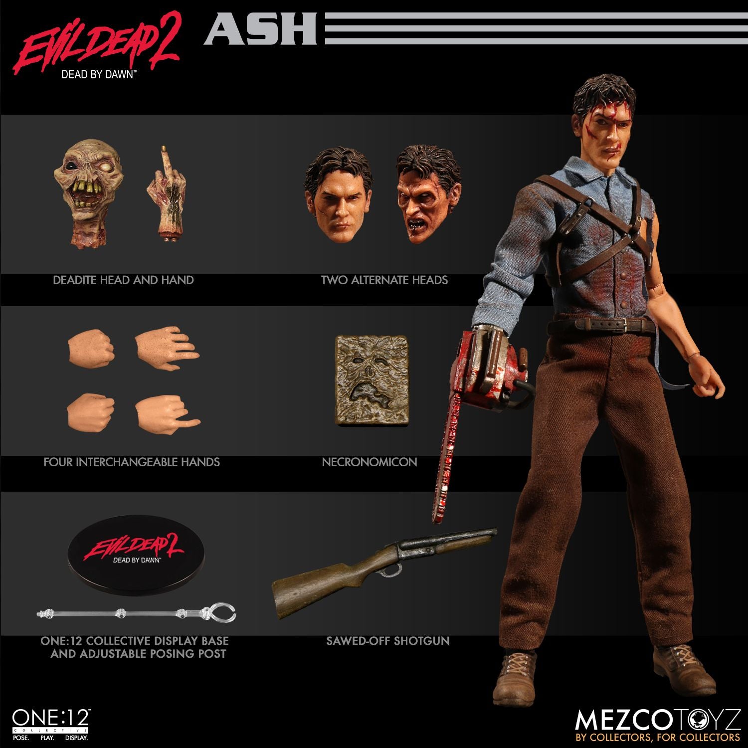 Mezco Toyz ONE:12 Collective: Ash Evil Dead 2 Action Figure