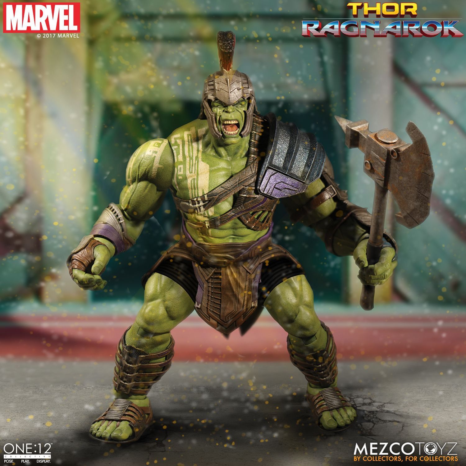 Mezco Toyz ONE:12 Collective: Gladiator Hulk from Thor Ragnorok Action Figure