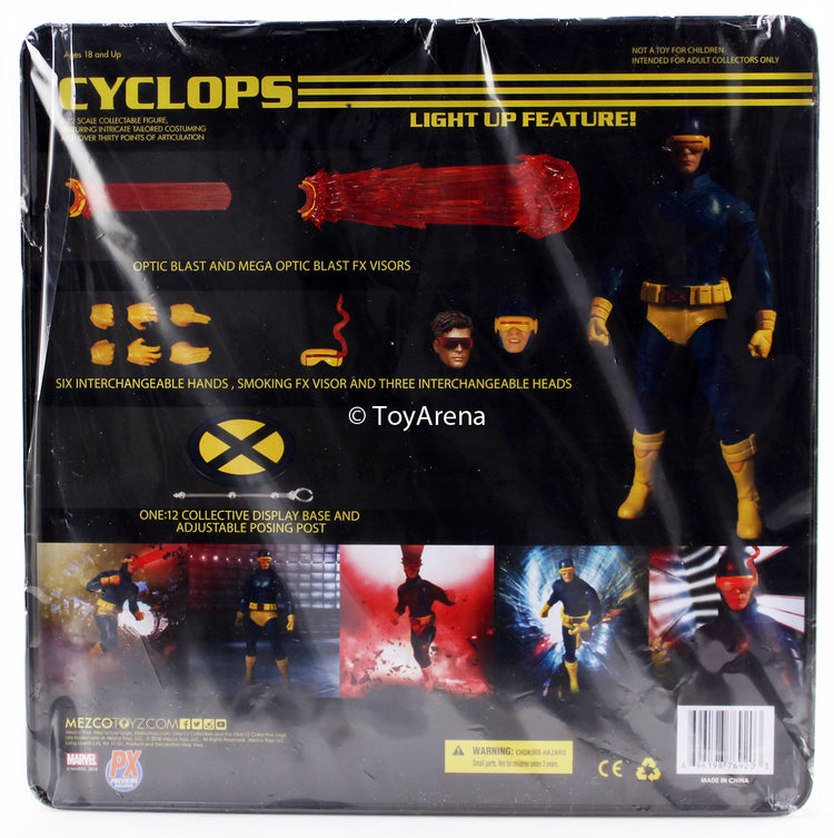 Mezco Toyz ONE:12 Collective: Classic Cyclops PX Exclusive Action Figu Mezco Toyz ONE:12 Collective: Classic Cyclops PX Exclusive Action Figu
