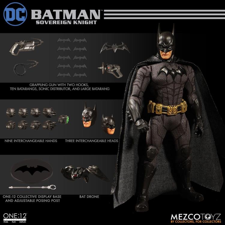 Mezco Toyz ONE:12 Collective: Sovereign Knight Batman Action Figure
