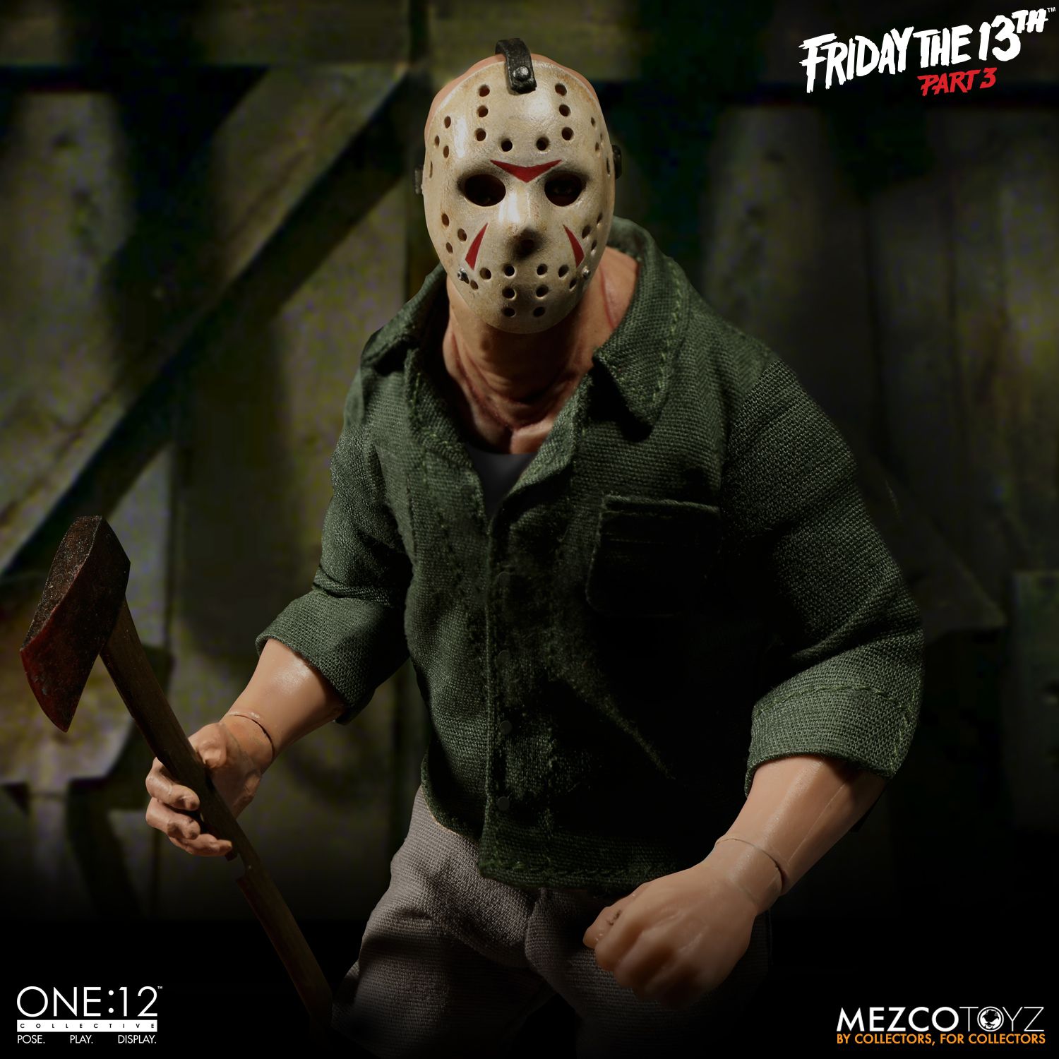 Mezco Toyz ONE:12 Collective Friday the 13th Part 3 Jason Voorhees Action Figure