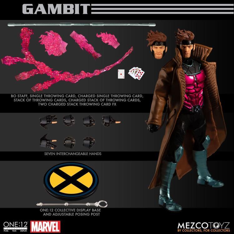 Mezco Toys One:12 Collective: Gambit Action Figure 1