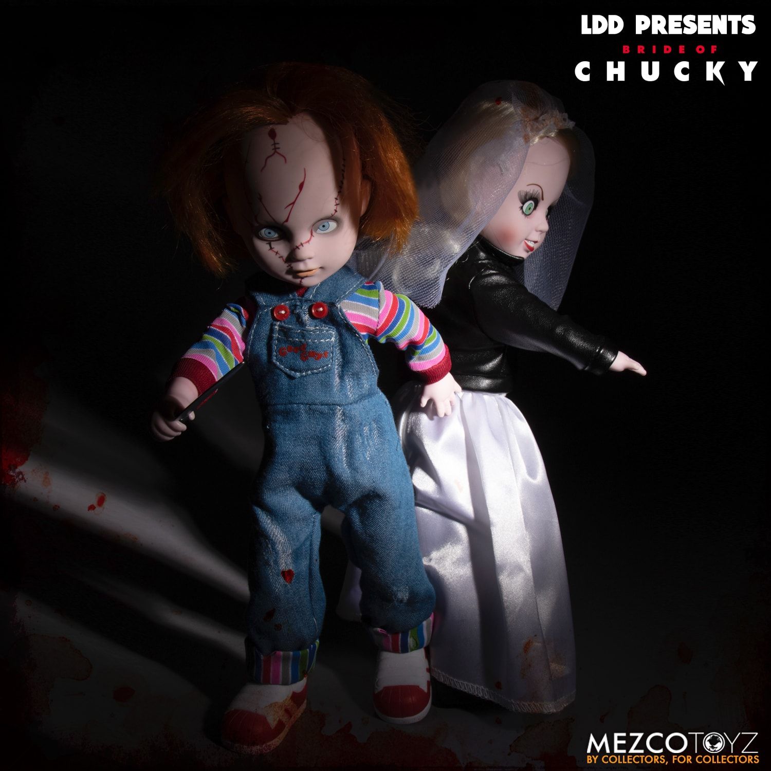 Mezco Toyz Bride of Chucky Living Dead Dolls Chucky and Tiffany Box Set Action Figure