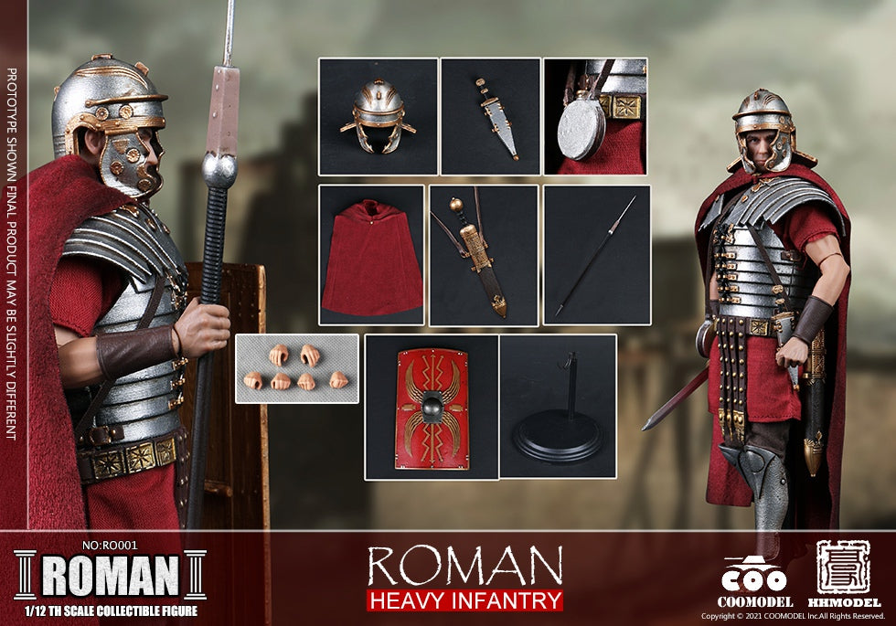 COO Model HH Model 1/12 Roman Heavy Infantry Scale Figure RO001