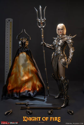 TBLeague Phicen 1/6 Knight of Fire Silver Sixth Scale Action Figure PL2020-173B