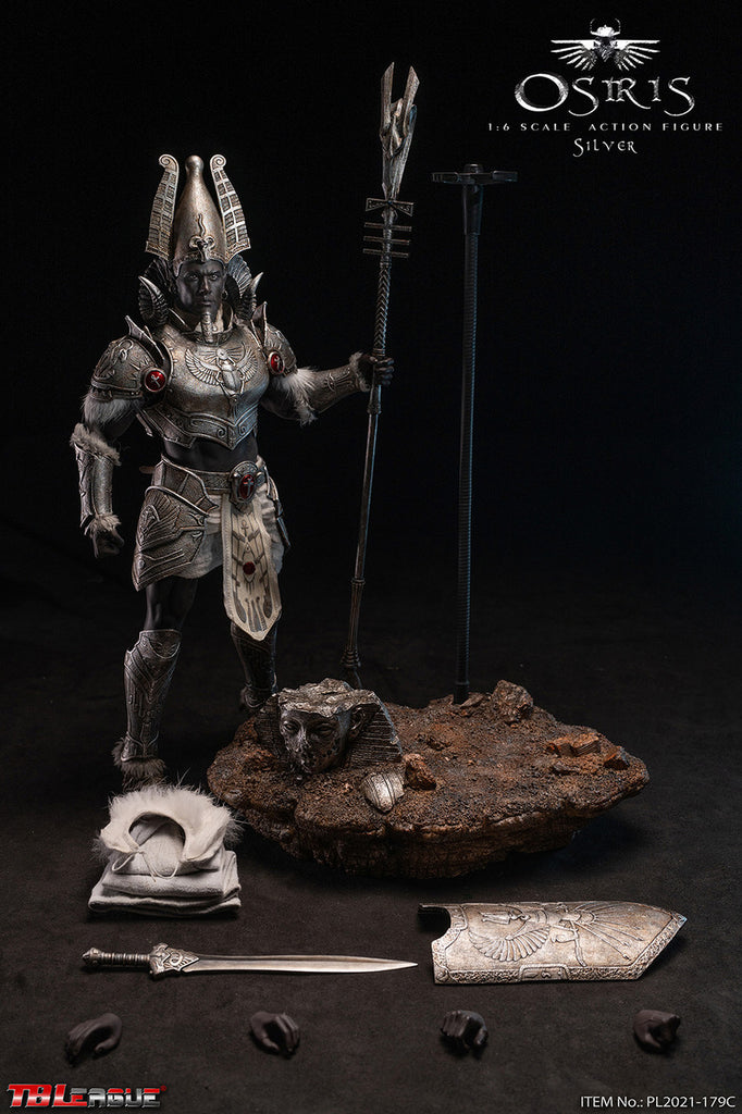 TBLeague Phicen 1/6 Ancient Egyptian God of the Dead Osiris Silver Action Figure PL-2021-179C