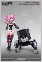 Nuke Matrix Fantasy Girls Cyber Forest Remote Attack Battle Base Info Tactician CF02 Lirly Bell Model Kit