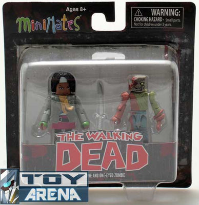 Minimates The Walking Dead Michonne and One-Eyed Zombie 2 Pack Action Figure