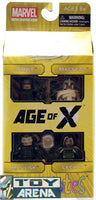Marvel Minimates Age of X Gambit Magneto Basilisk Legacy 4 Pack X-Men Action Figure