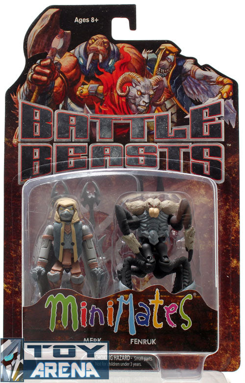 Battle Beasts Minimates Series 1 Merk Falcon & Fenruk Tarantula