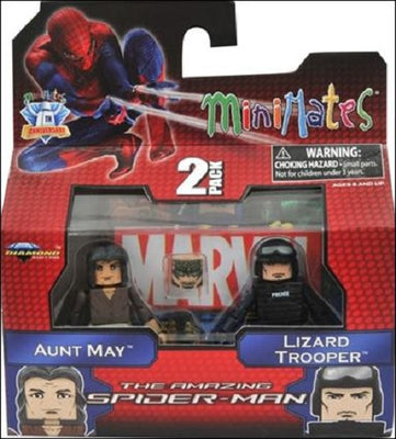 Marvel Minimates The Amazing Spider-Man Aunt May and Lizard Trooper 2 Pack Action Figure