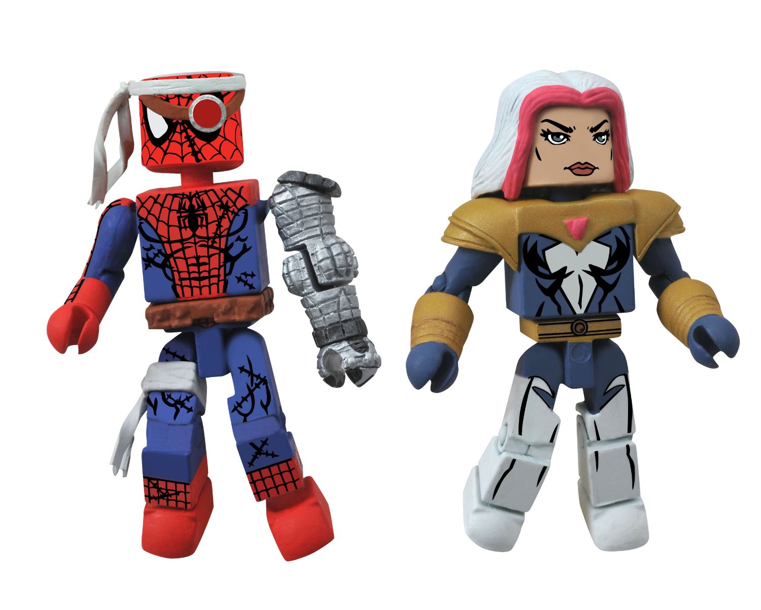 Marvel Minimates Series 50 Cyborg Spider-Man and Marvel's Songbird 2-Pack Action Figure