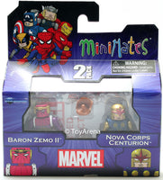 Marvel Minimates Series 50 Baron Zemo II Nova Corps Centurion 2-Pack Action Figure
