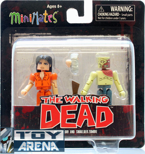 Minimates The Walking Dead Series 4 Prison Lori and Sholder Zombie Pack Action Figure