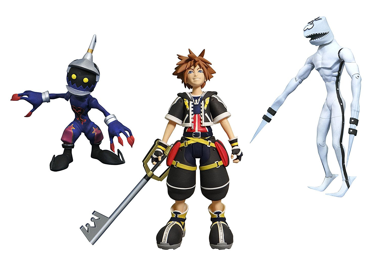 Diamond Kingdom Hearts Select Sora, Dusk, and Soldier Action Figure Set