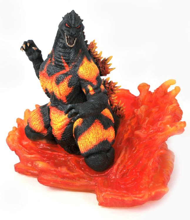 Diamond Select Gallery Diorama Godzilla 1995 Burning Godzilla PVC Figure Statue Bust