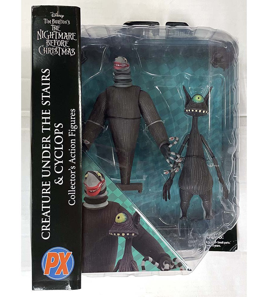 Diamond Select The Nightmare Before Christmas The Creature Under the Stairs and Cyclops Two-Pack PX Exclusive Action Figure