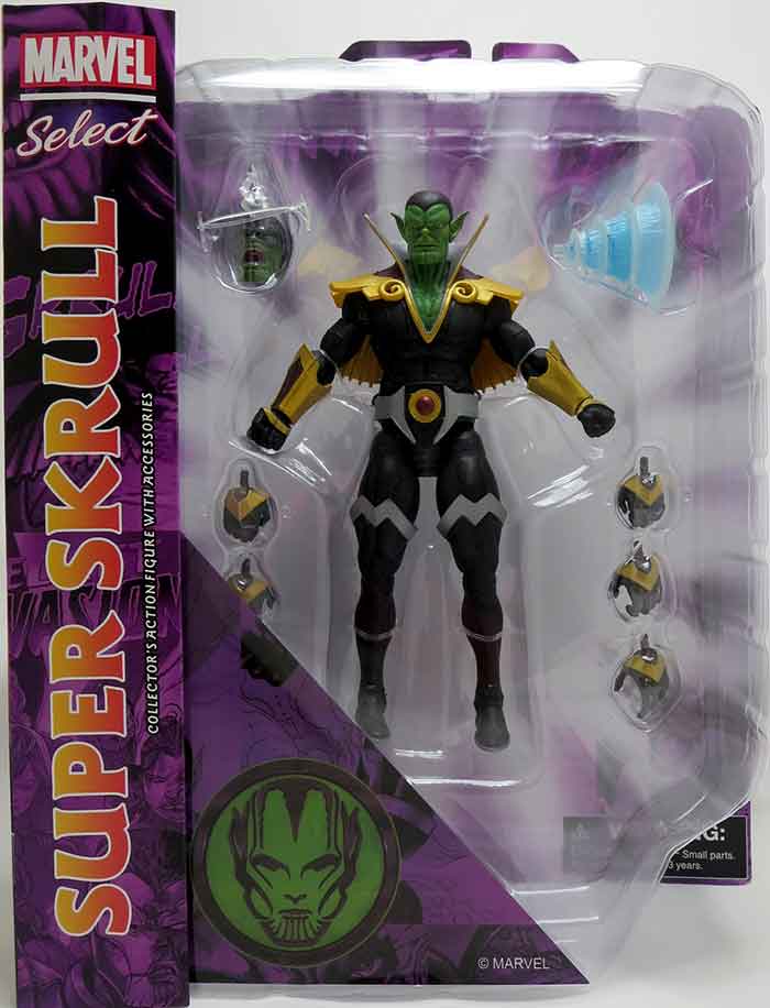 Hasbro Marvel Legends – Action Figure Regina Skrull E Super-Skrull Da 15 Cm – Set 60° Anniversario Avengers