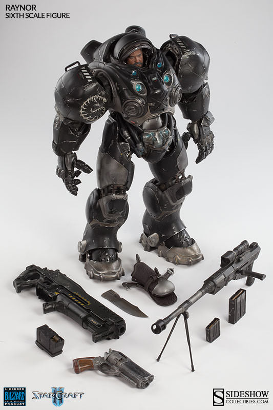 Sideshow Collectibles 1/6 Raynor Starcraft Sixth Scale Figure