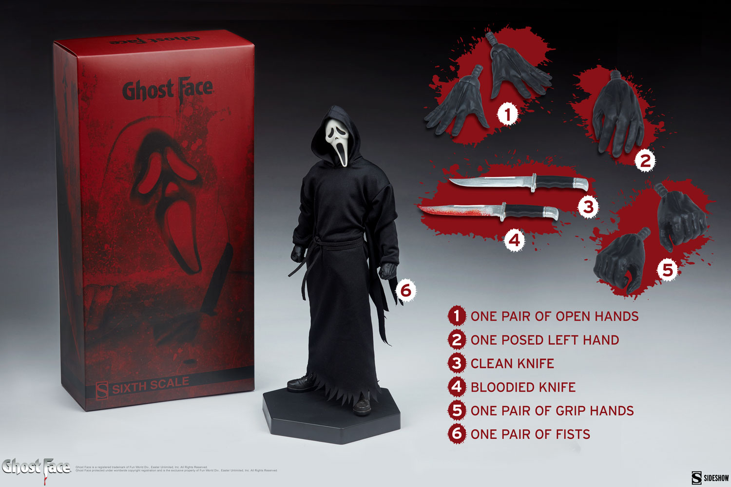 Sideshow Collectibles 1/6 Ghost Face Sixth Scale Figure