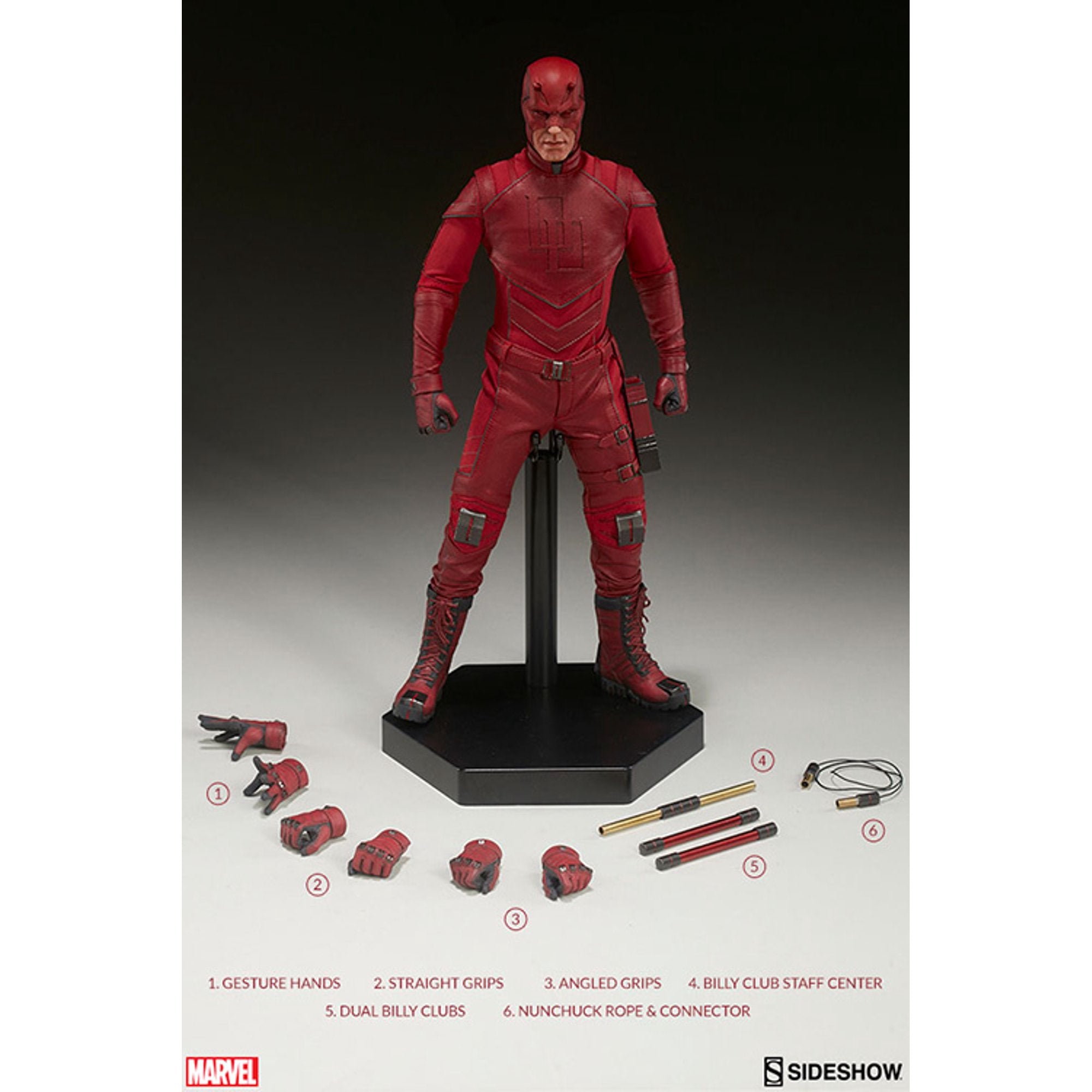 Sideshow Collectibles 1/6 Marvel Comics Daredevil Sixth Scale Figure 1