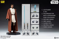 Sideshow Collectible 1/6 Star Wars Clone Wars Obi-Wan Kenobi Sixth Scale Figure