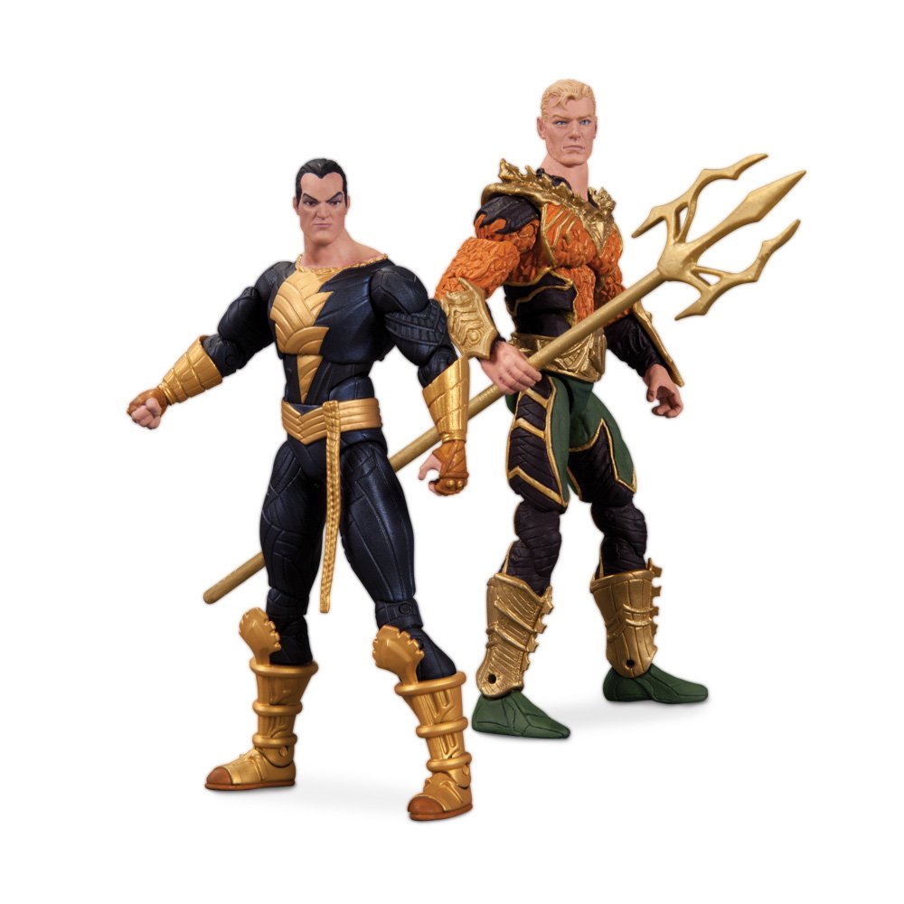 DC Collectibles Injustice Aquaman vs Black Adam 2-Pack Action Figure