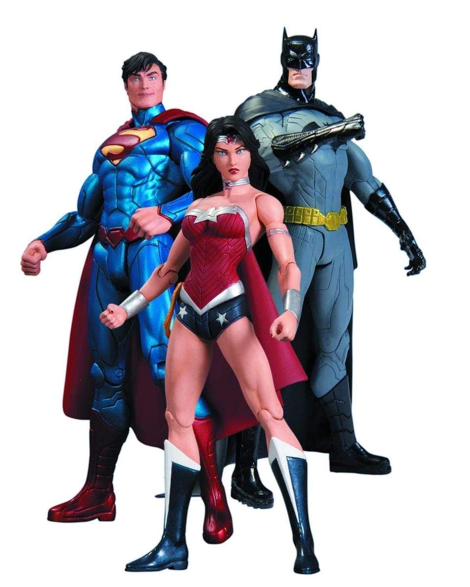 DC Collectibles DC Comics The New 52 Trinity War Superman Batman Wonder Woman Action Figure Set