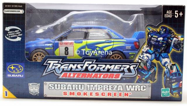 Transformers Alternators Smokescreen Subaru Impreza WRC Action Figure 1