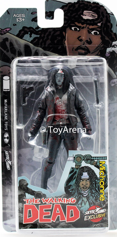 Skybound Exclusive The Walking Dead Michonne Black/White Bloody Action Figure SDCC Exclusive