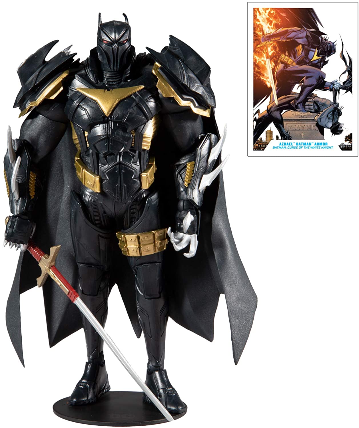 McFarlane Toys DC Multiverse (Batman: Curse of the White Knight) Azrael Batman Armor Action Figure