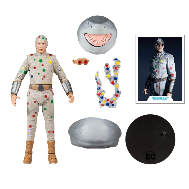 McFarlane Toys DC Multiverse (The Suicide Squad Movie) Polka Dot Man Action Figure (CTB King Shark)