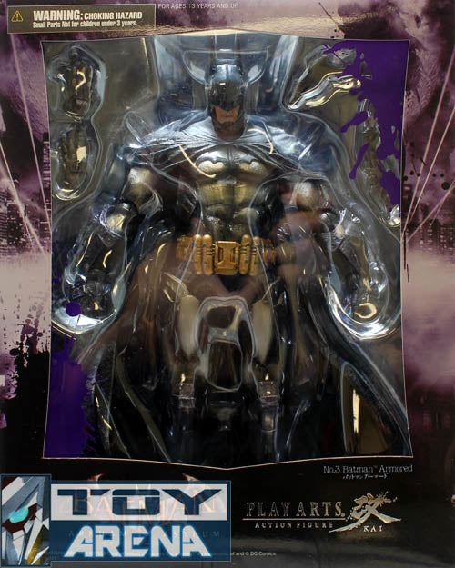 DC Universe Batman Arkham Asylum Batman Armored Play Arts Kai Action Figure