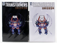 Transformers Unicron Issue 6 Retailer Exclusive Varient JPG Mcfly Cover A & B ( 2 COMICS )