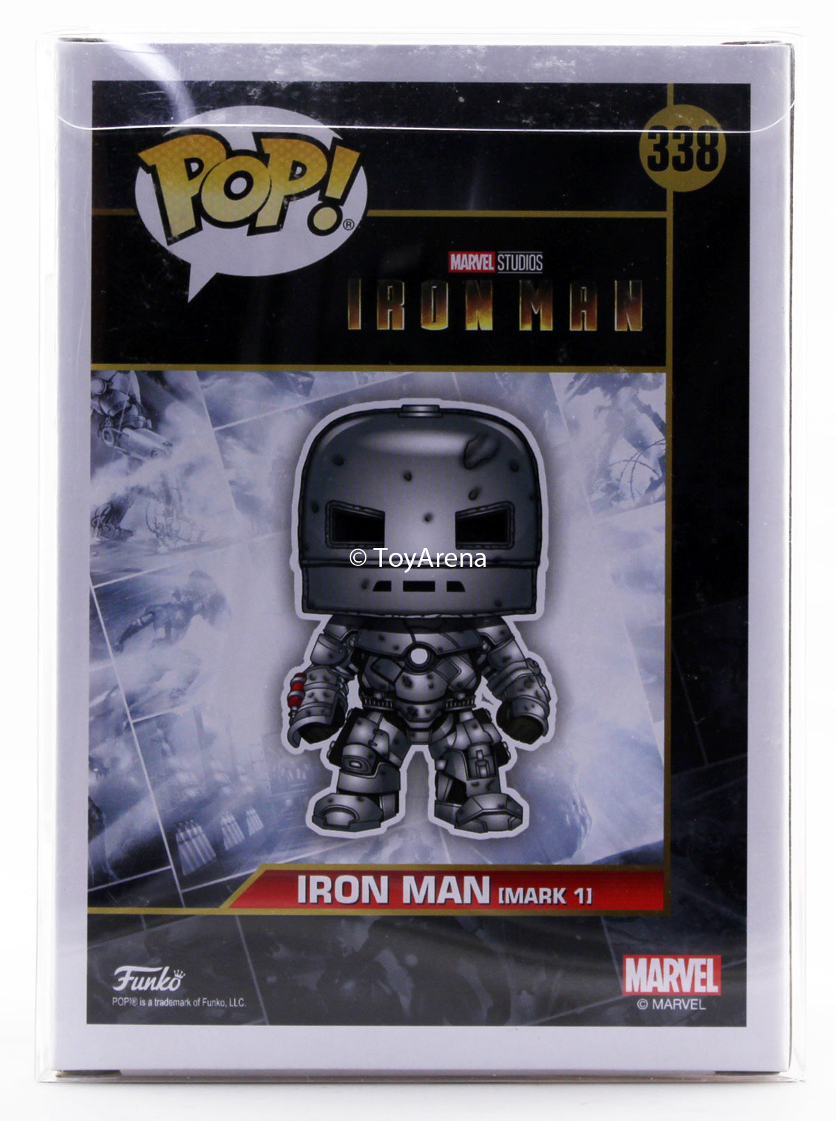Funko Pop Iron Man Mark 1 10th Anniversary SDCC 2018 Exclusive with Sleve Case