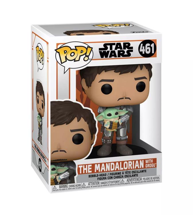 Funko Pop #461 Star Wars: The Mandalorian The Mandalorian with Grogu