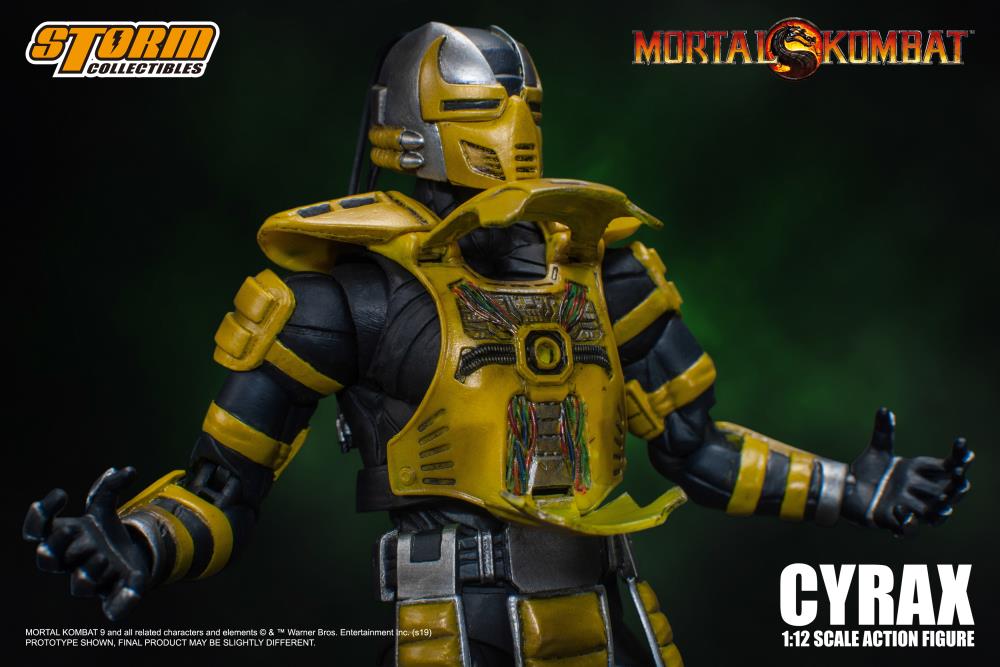 Storm Collectibles 1/12 Mortal Kombat Cyrax Scale Action Figure 3