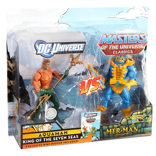DC Universe Vs. Masters of the Universe Aquaman Vs. Mer-Man 2-Pack Action Figure