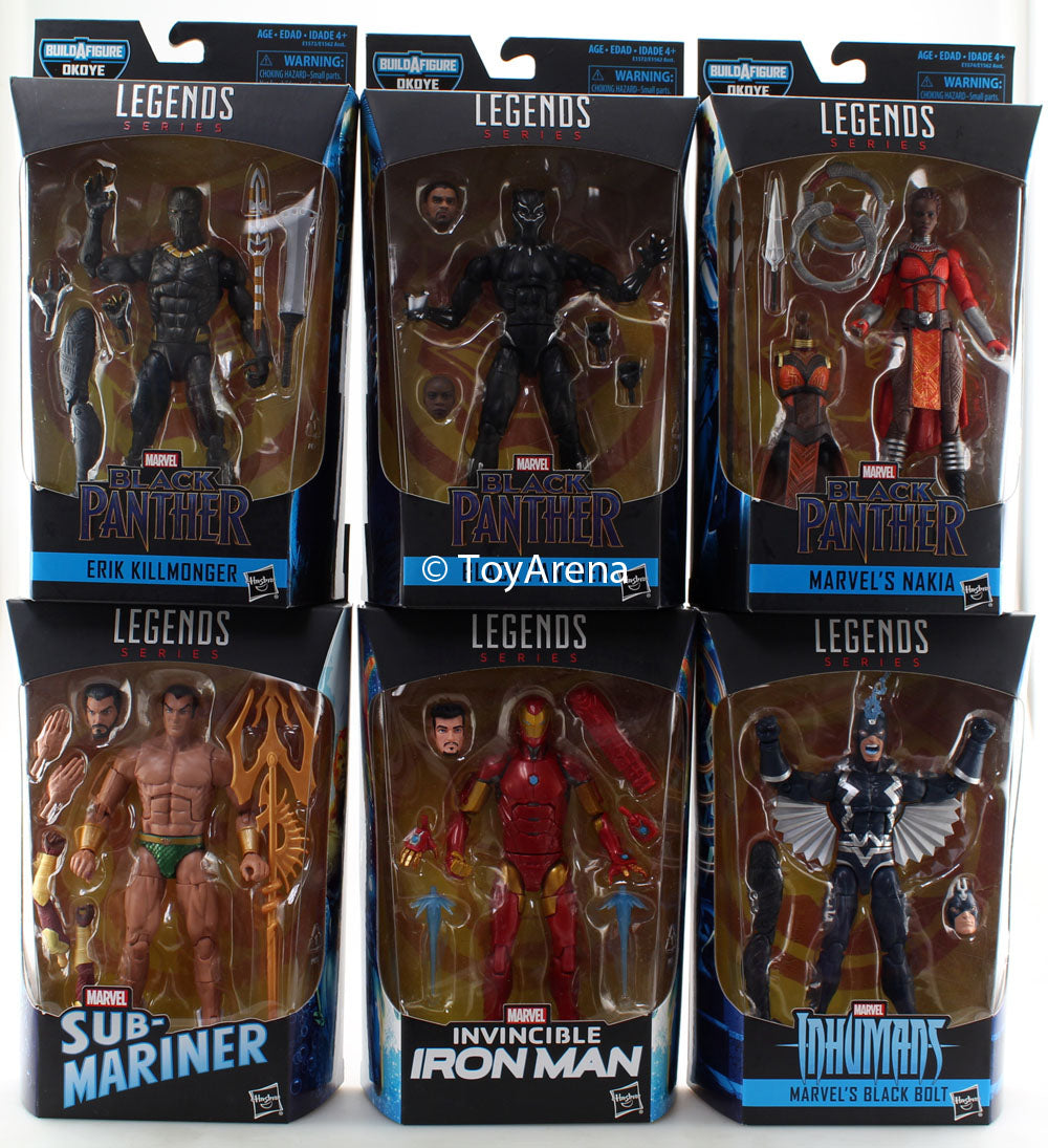 Marvel Legends Black Panther Wave set of 6