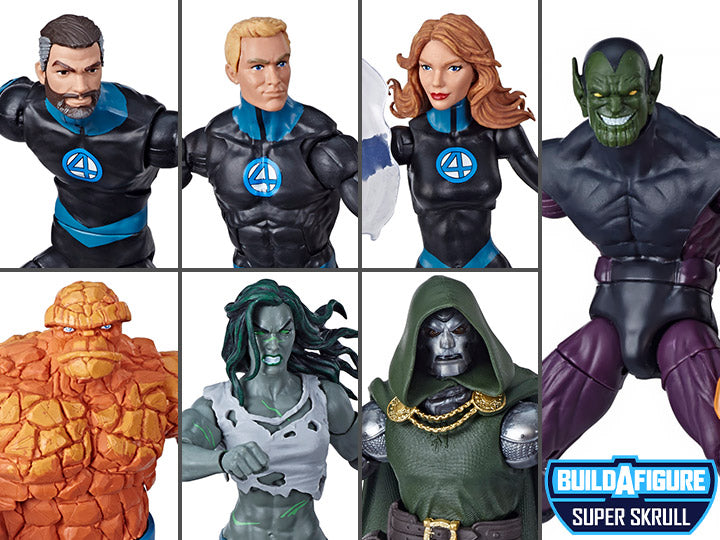 Marvel Legends Fantastic Four Wave 1 set of 6 BAF Super Skrull Action Figures 1
