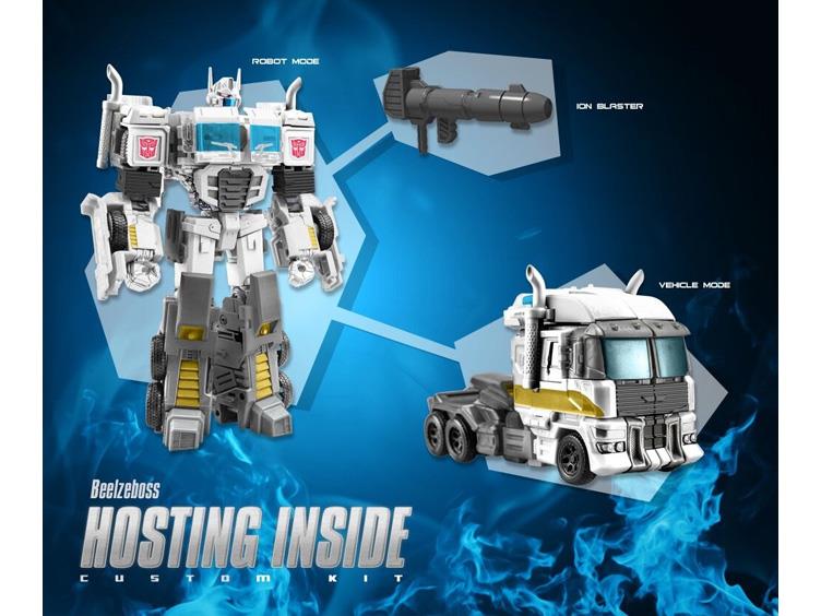 Beelzeboss BLZ-08H Hosting Inside Custom Kit for CW Battle Core Optimus Prime