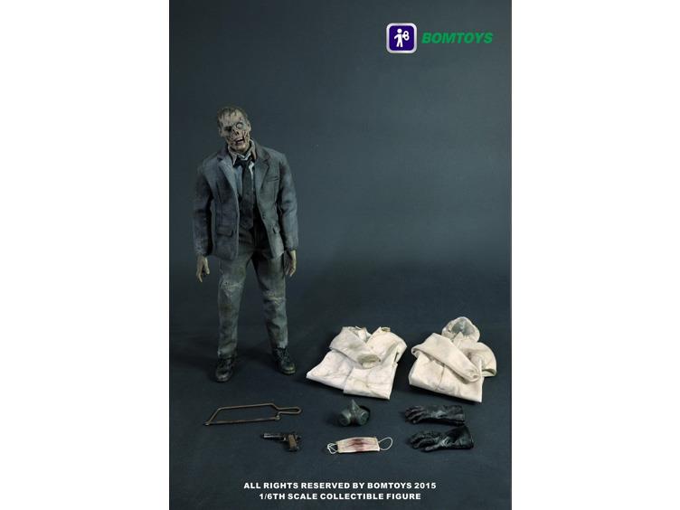 Bomtoys 1/6 BT002 Scientist Zombie Sixth Scale Action Figure