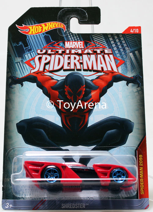 Hot Wheels Marvel Ultimate Spider-Man 2015 Shredster 1/64 Rare Die-Cast