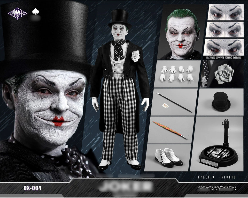 Cyber-X Studio 1/6 Batman Joker Mime Clown Sixth Scale Figure CX-004