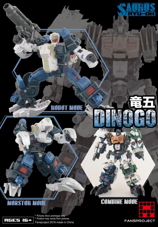Fansproject Combiner Ryu-Oh Dinogo