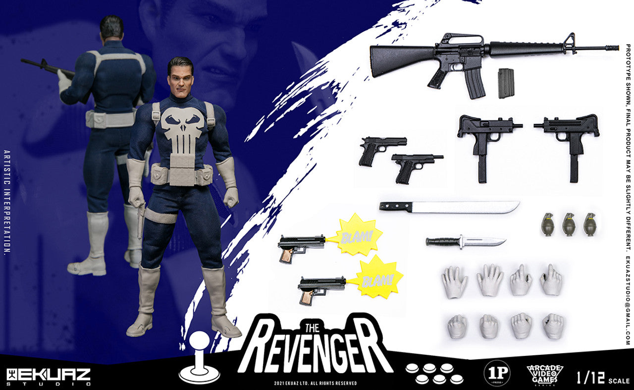 Ekuaz Studio 1/12 Arcade Video Games Series The Revenger Scale Figure EKS06